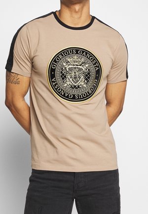 T-Shirt print - brown