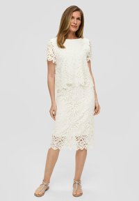 s.Oliver BLACK LABEL VERKÜRZTES  - Bluse - creme