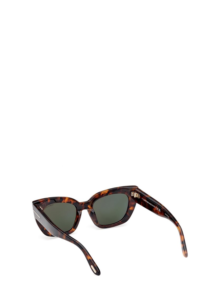 Tom Ford ATHENA - Sunglasses - dark avana dark green/dark  display picture 3