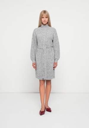 VIEMMELIE MIDI DRESS - Rochie tricotată - light grey melange