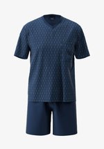 Schiesser CASUAL ESSENTIALS - Pigiama - anthrazit blau/antracite Schiesser CASUAL ESSENTIALS - Pigiama - anthrazit blau/antracite