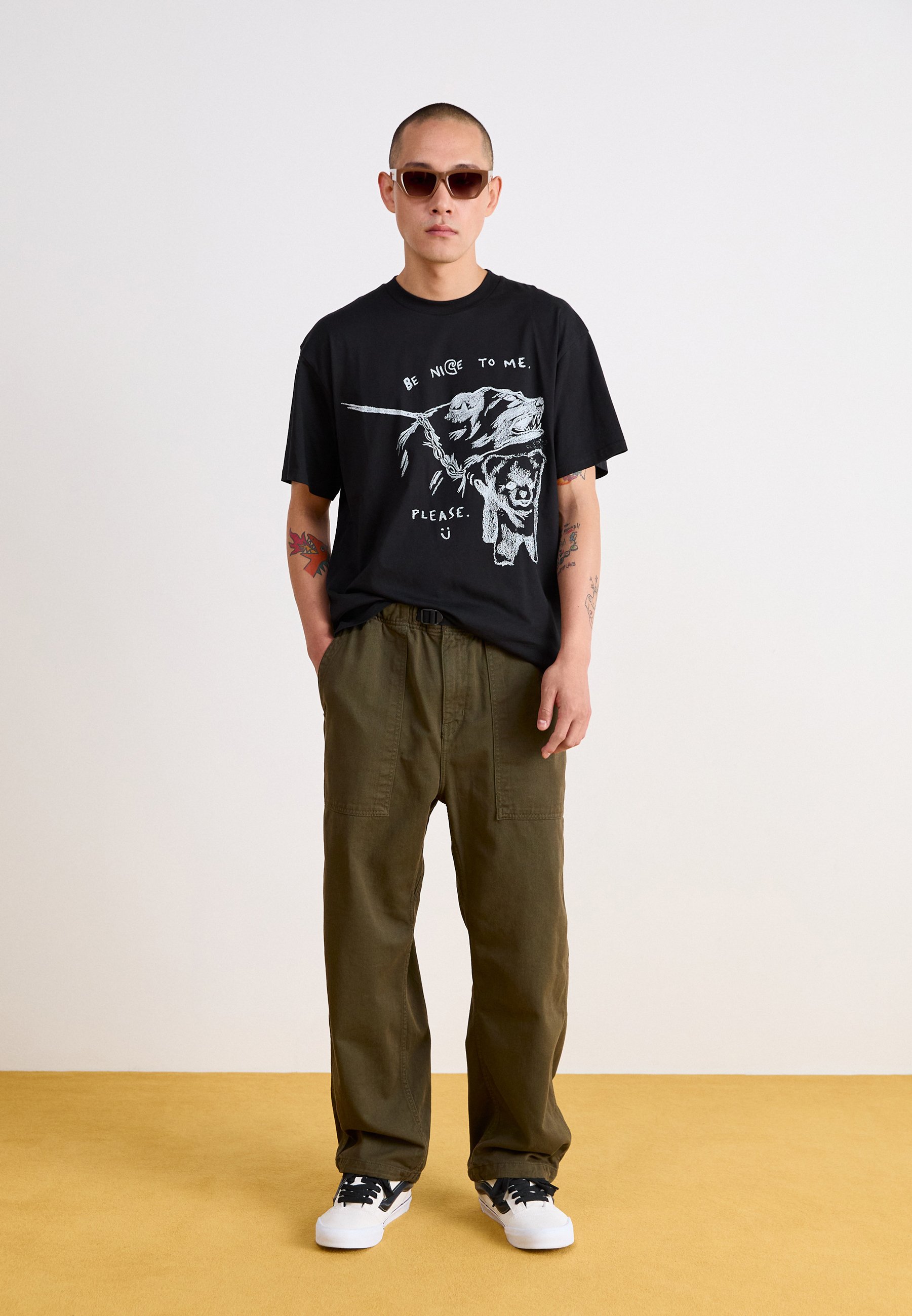 Carhartt WIP PEPE BE NICE - Print T-shirt - black/white