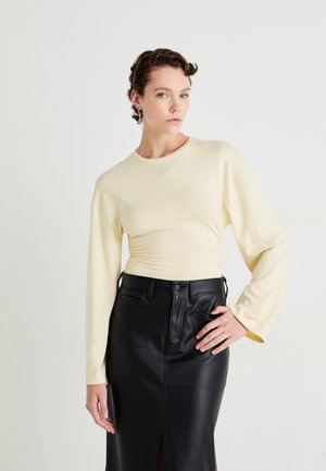 SOFT TOUCH WIDE SLEEVE TOP - Langarmshirt - almond oil