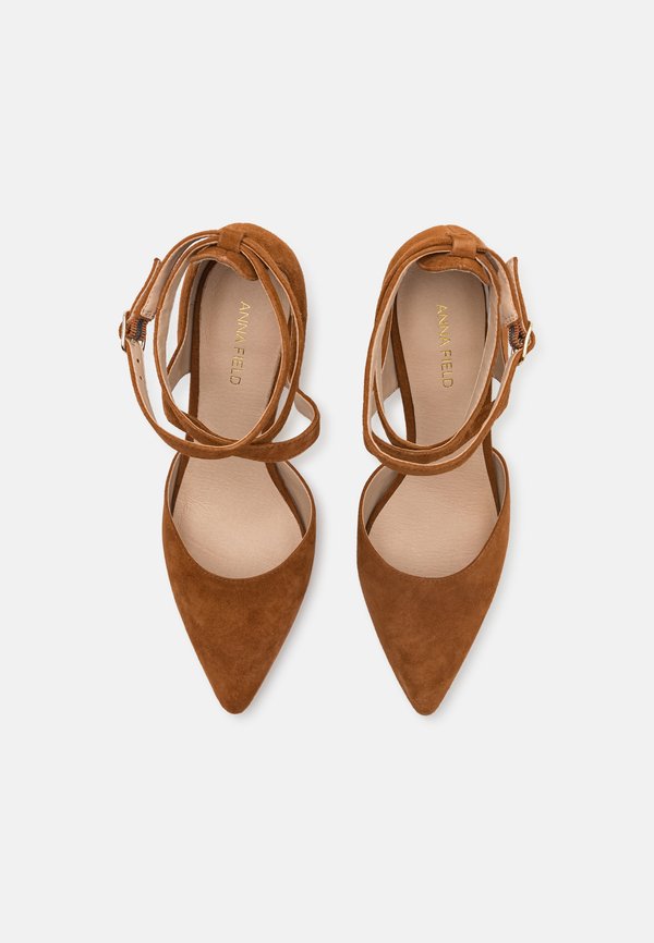 High heels - cognac3