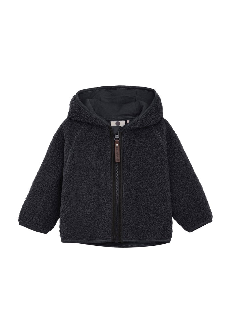 EN FANT TEDDY - Fleecejacke - ebony