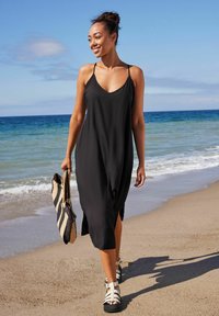 Next MIDI SLIP PETITE - Vapaa-ajan mekko - black
