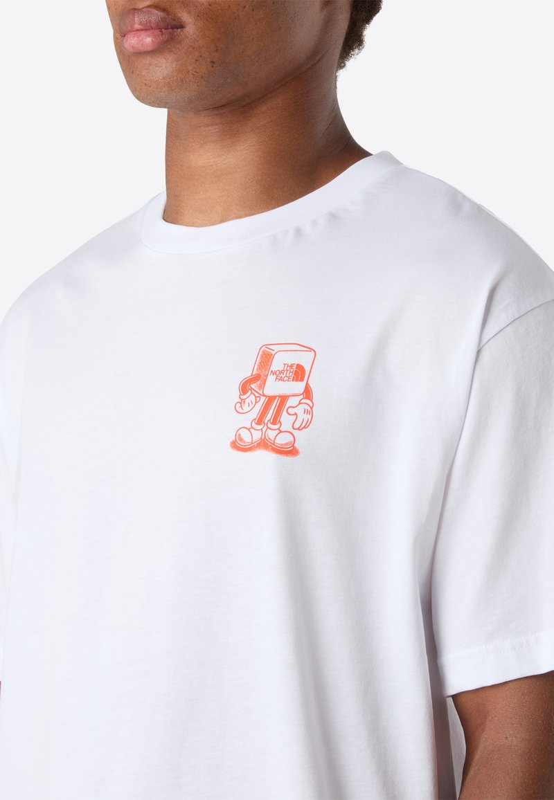Neverless Maglietta Uomo North Vichingo - Teschio E Ascia Con Scritta North Expedition, Cotone 100%, Slim Fit Fino Alla XXL