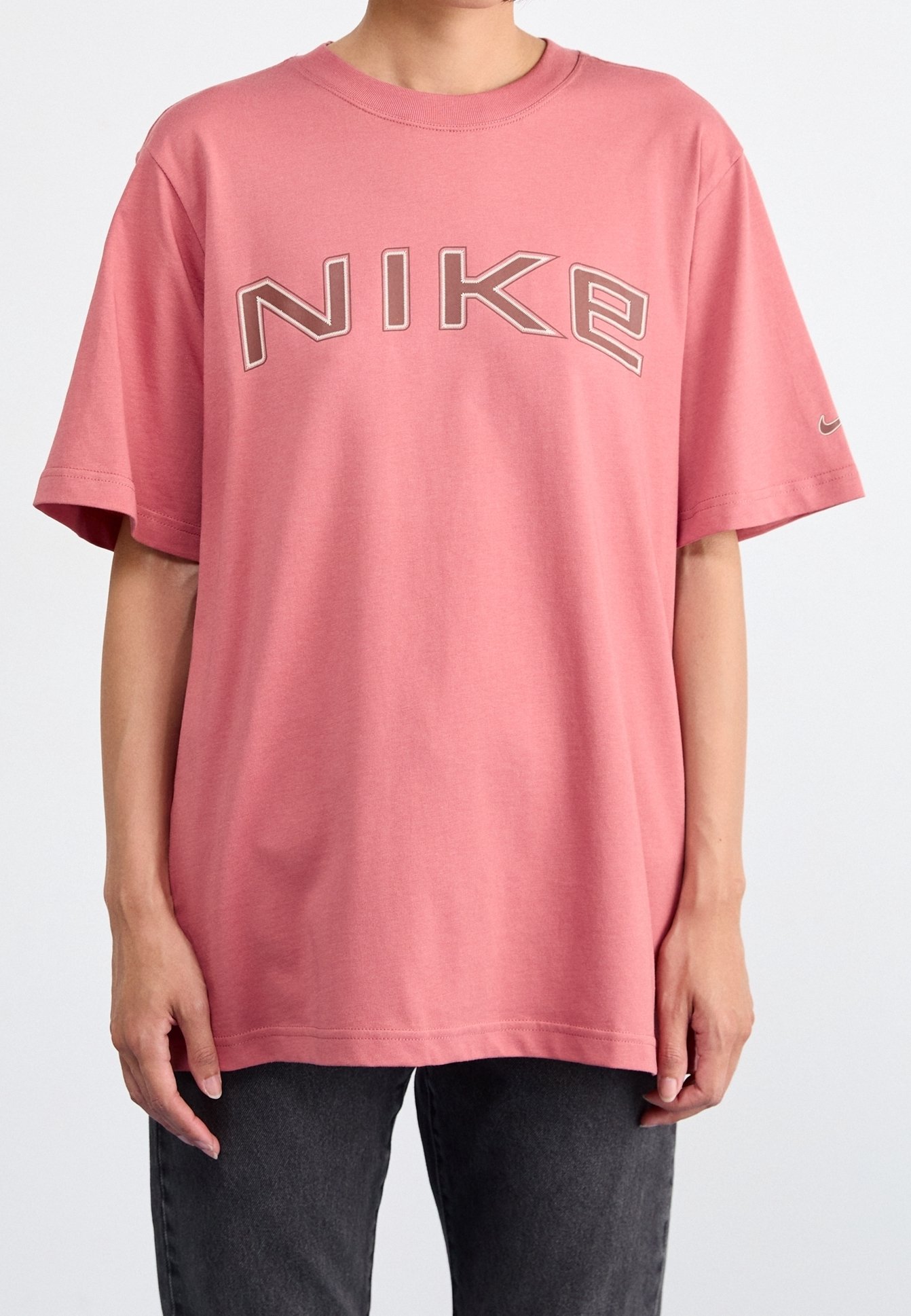 nike mini swoosh oversized t shirt
