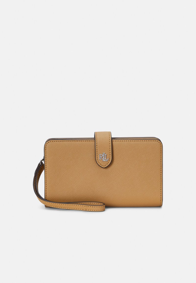 Lauren Ralph Lauren CROSSHATCH LEATHER TECH WRISTLET - Peněženka - camel