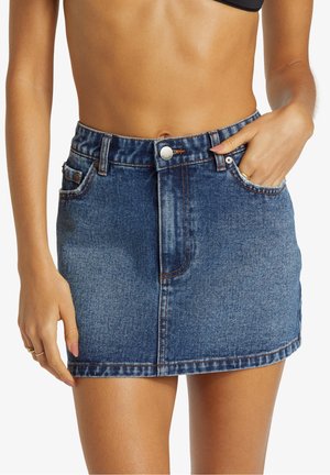 Minirok - blue denim