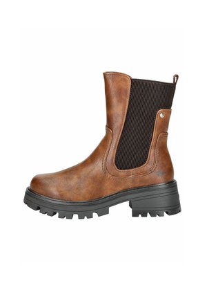 Mustang Bottines à plateau - cognac