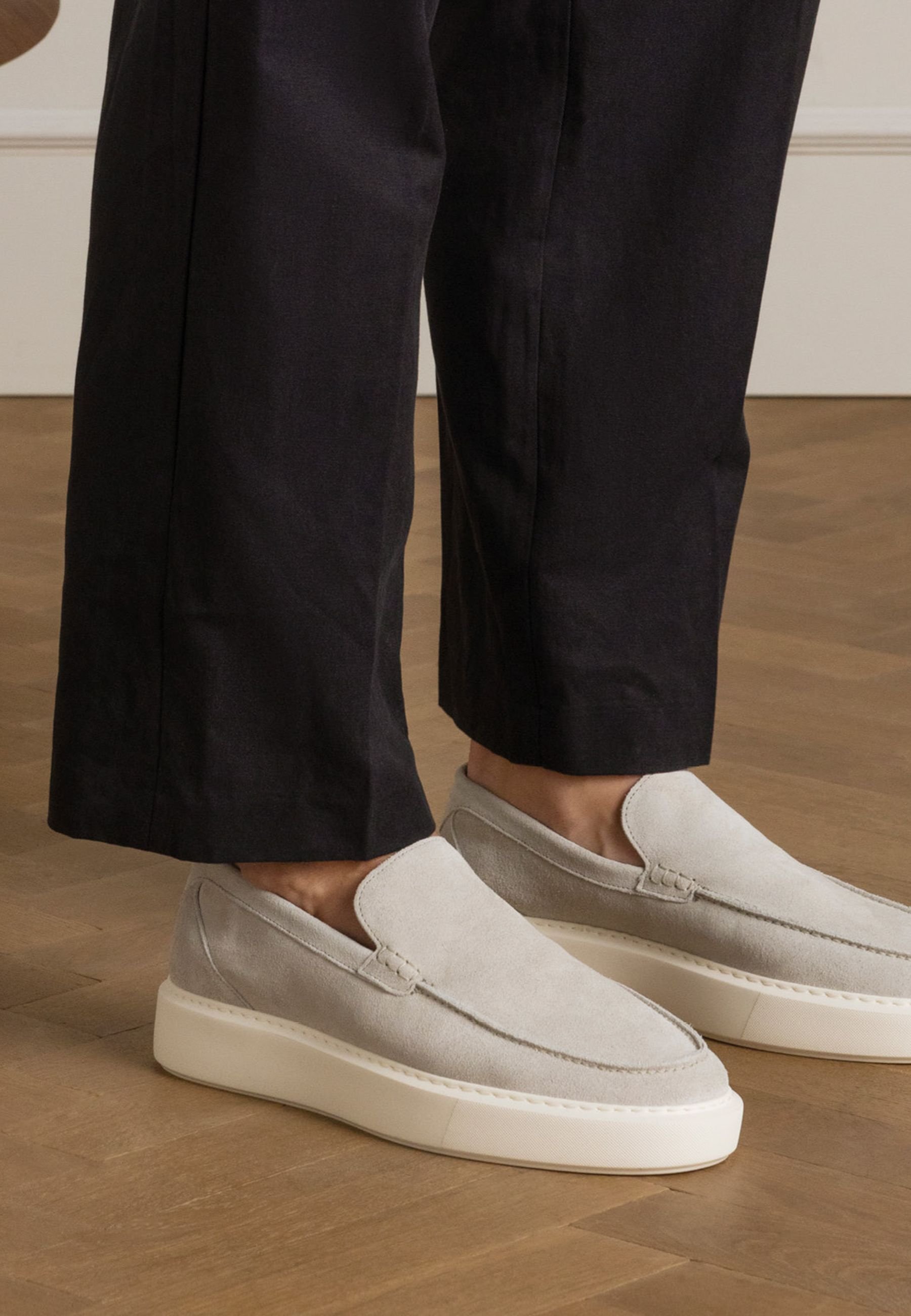 Manfield LOAFER - Slip-ons - grau/grey - Zalando