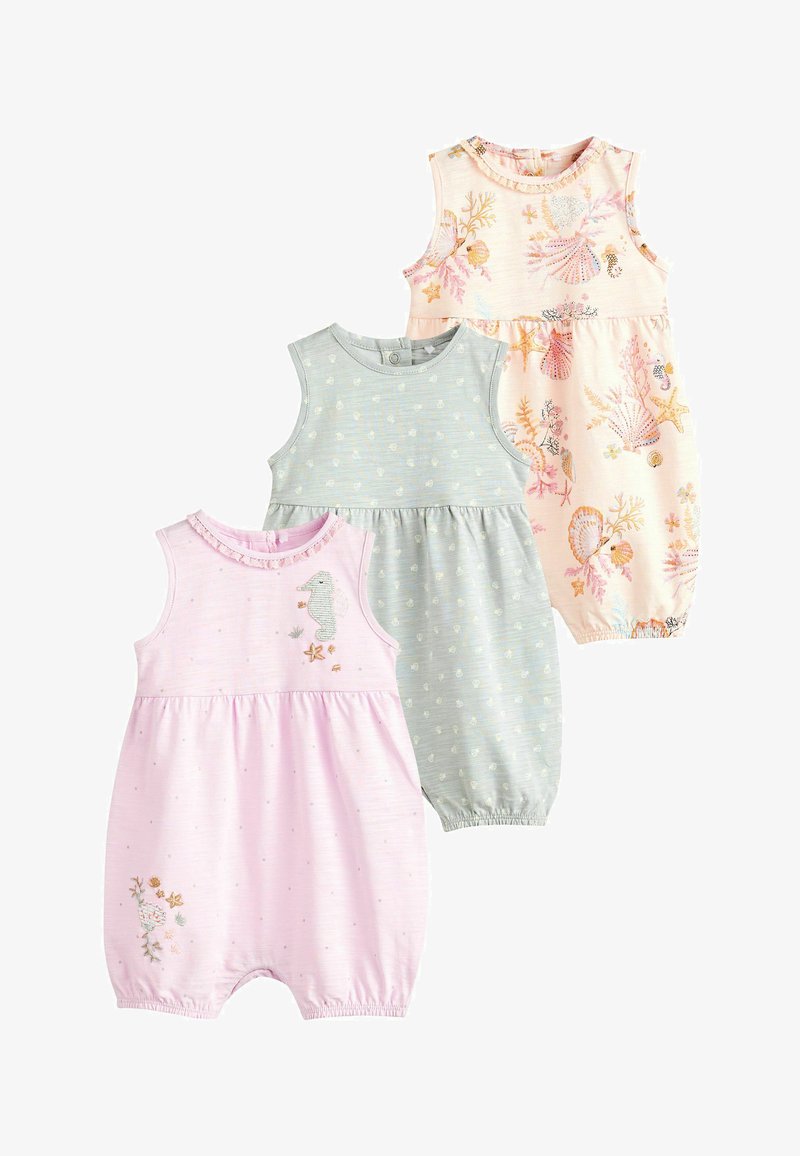 Next 3 PACK - REGULAR FIT - Combinaison - grey seashell print