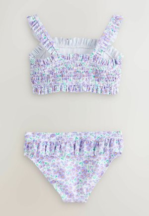 Laura Ashley, REGULAR FIT - FRILL  . - Bikini - purple everingham meadow spray