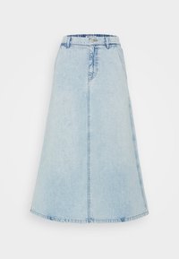 ONLMINDY LOOSE SKIRT - Jeansskjørt - light blue denim