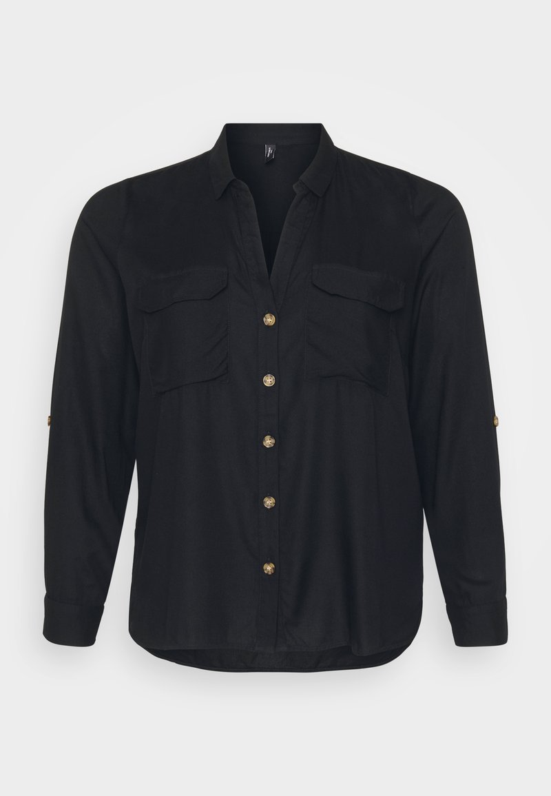 Vero Moda Curve Overhemdblouse zwart