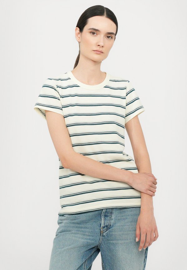 THE SLUB STRIPE TEE - Print T-shirt3