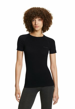 Wool-Tech Light warm and cold temperatures - T-shirt imprimé - black
