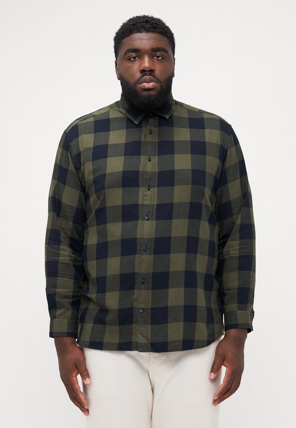 JJEGINGHAM SHIRT - Hemd - dusty olive