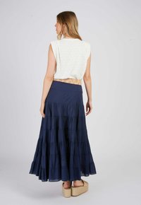Derhy ACANTHE - Jupe longue - marine