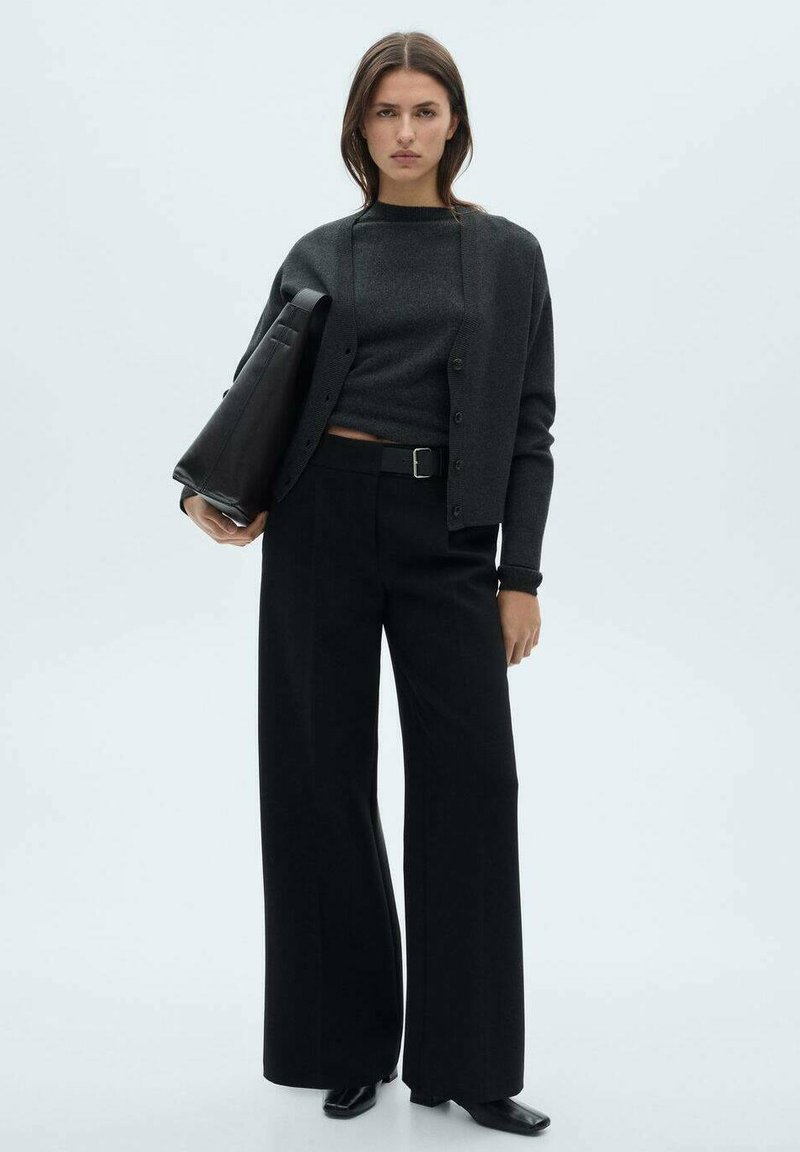 Mango CINTO - Pantalon classique - black