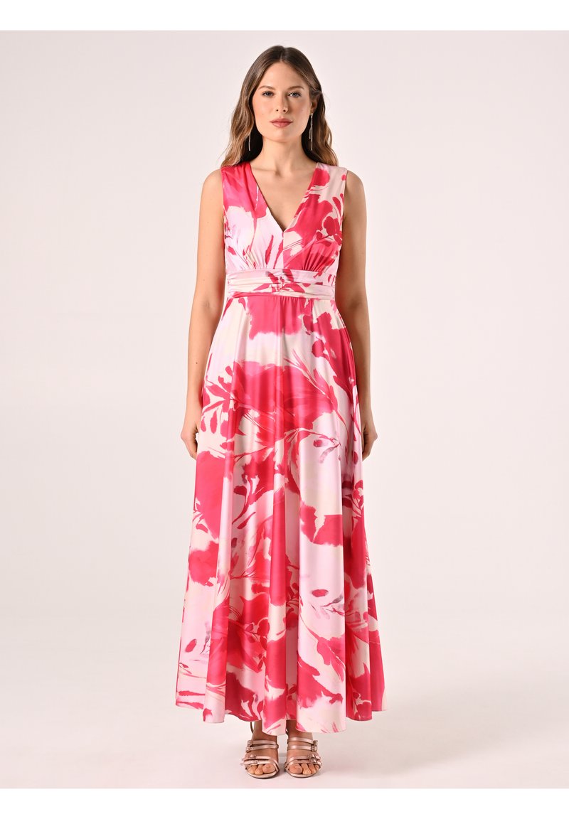 Robe Enfant Monnalisa Rose Imprimé Fleurs - Taille 2 Ans - Neuf Avec étiquettes