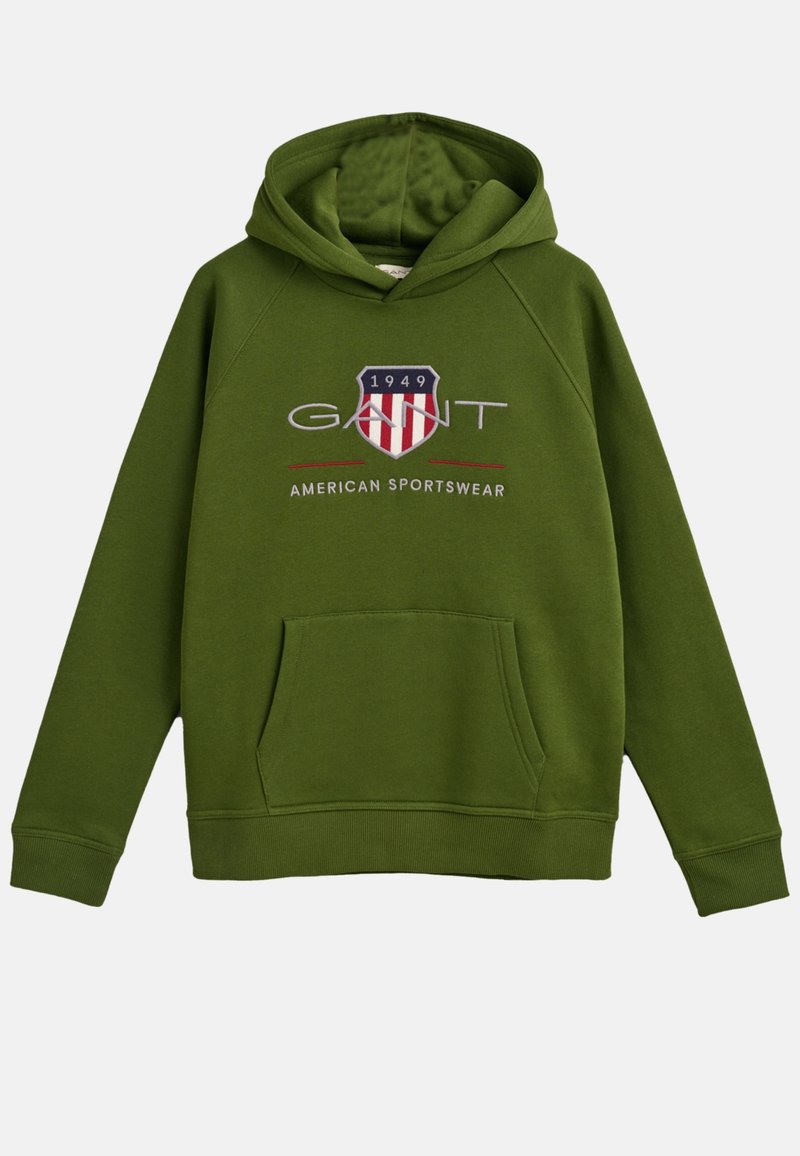 GANT Jersey con capucha - dark green