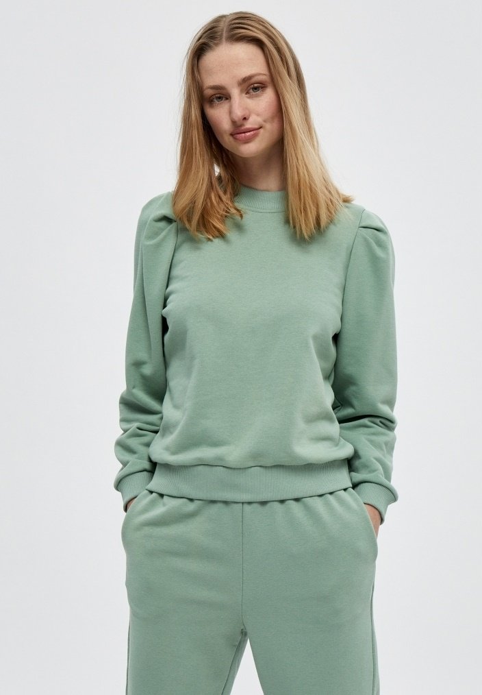 Minus MIMIKA LONG SLEEVE SWEAT - Sweater - green bay