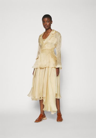 A.W.A.K.E. MODE FITTED JACKET WITH BACK CUT OUT - Σακάκι - beige