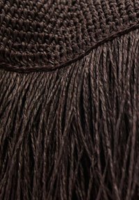 Mango WITH FRINGES - Clutch - dark brown