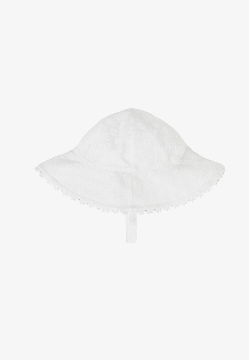 JoJo Maman Bébé BRODERIE FLOPPY REGULAR FIT - Kalap - white