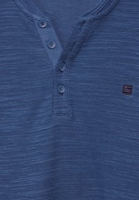 Street One MEN HENLEY - Camiseta de manga larga - blau