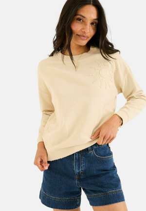 SUN GRAPHIC CREW  - Strickpullover - natural