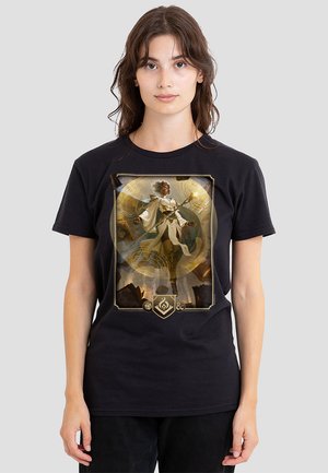 DUNGEONS DRAGONS WIZARD KEY ART - Print T-shirt - black