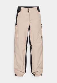 WOMENS RESERVE RELAXED PANTS - Pantalons de ski - brown/black