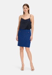 Marc Cain Bleistiftrock - deep royal blue