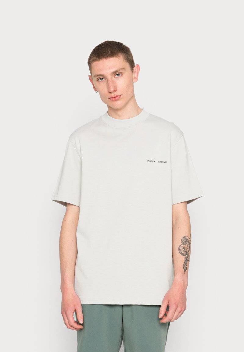 Samsøe Samsøe NORSBRO - T-shirt básica - quiet gray