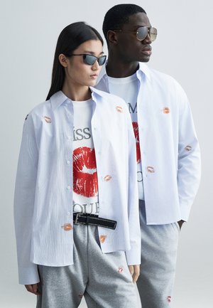 WORK FROM HOME UNISEX - Shirt - light blue