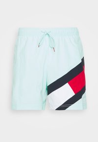 Não selecionado, aqua glow