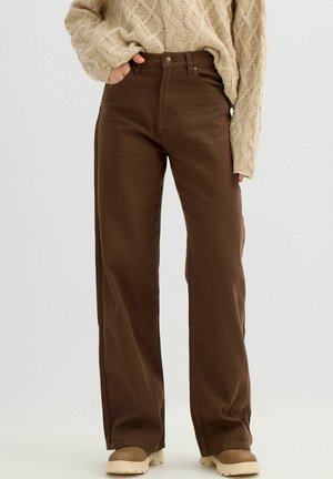 SARGA STRAIGHT WIDE - Pernera ancha - marron