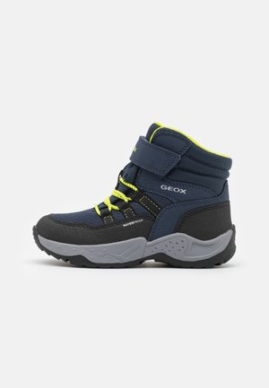 SENTIERO BOY WPF - Winter boots - navy/lime