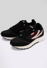 Fila RUN FORMATION - Baskets basses - black pale rosette