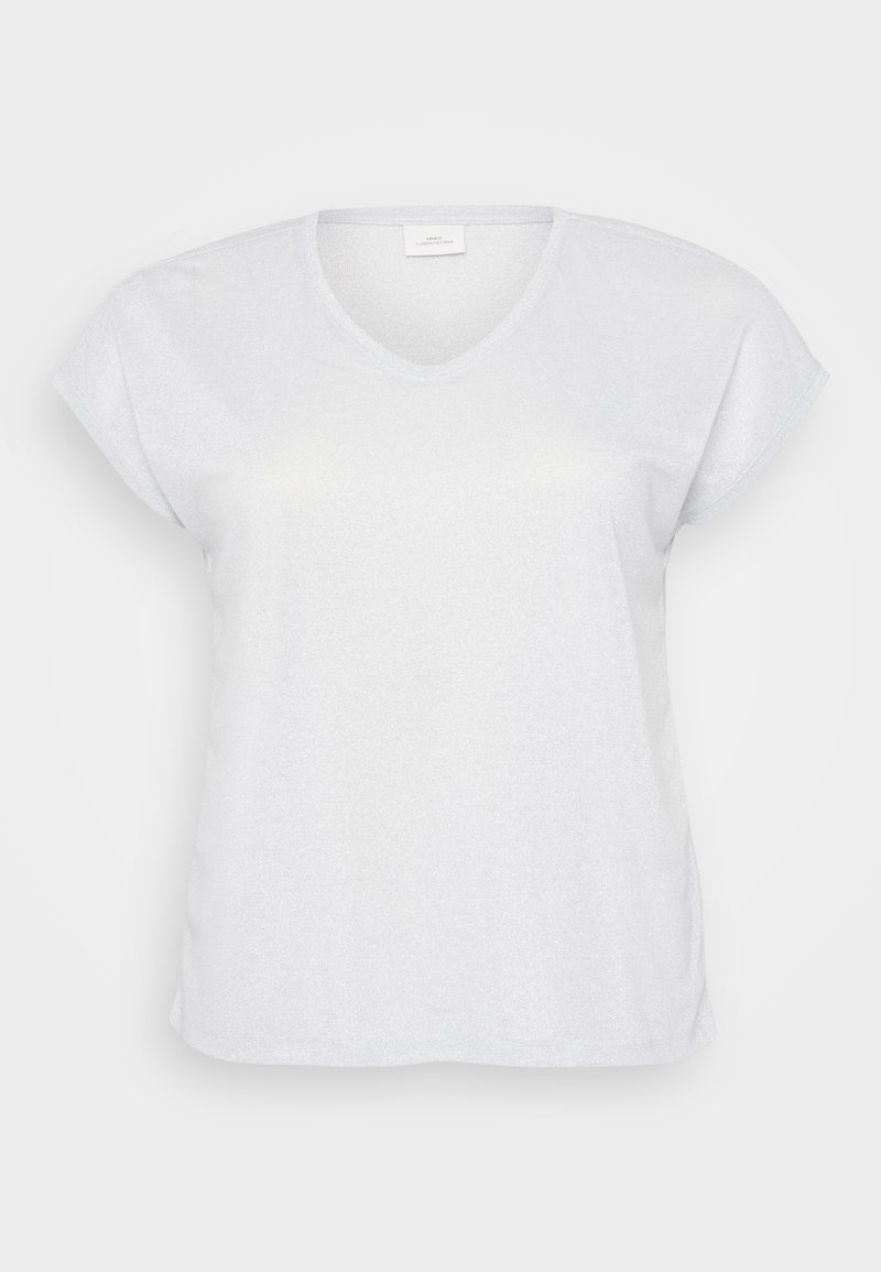 ONLY Carmakoma T-shirt print zilverkleurig ONLY Carmakoma T-shirt print zilverkleurig