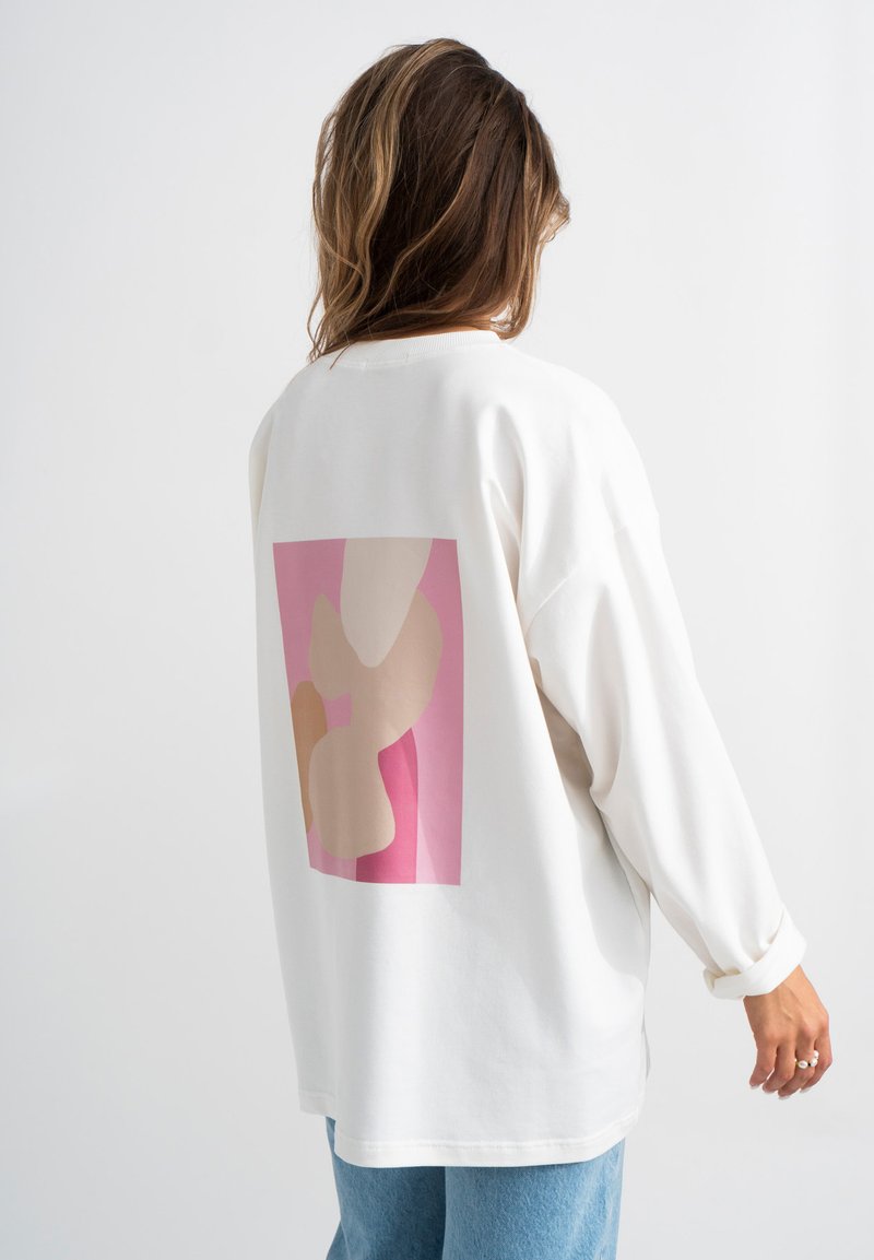 MIRONS - ART - Long sleeved top - white, Enlarge