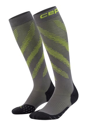 EDT ELLIPTIC  TALL - Sportsocken - dark grey lime