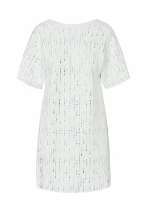LIU JO, LIU JO KNIT DRESS WITH RHINESTONES - Cocktail φόρεμα / Φόρεμα για πάρτι - white