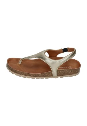 T-bar sandals - oro