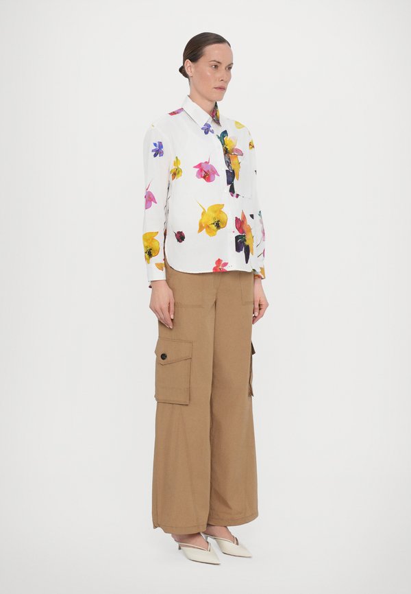 BARI - Button-down blouse - cream3