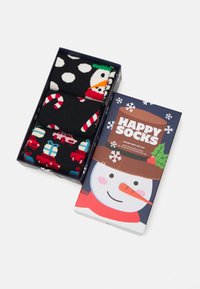 Happy Socks HOLIDAY UNISEX 3 PACK - Chaussettes - navy