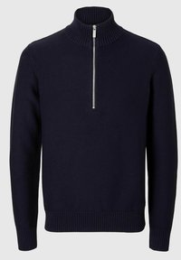 SLHAXEL HALF ZIP - Pullover - sky captain
